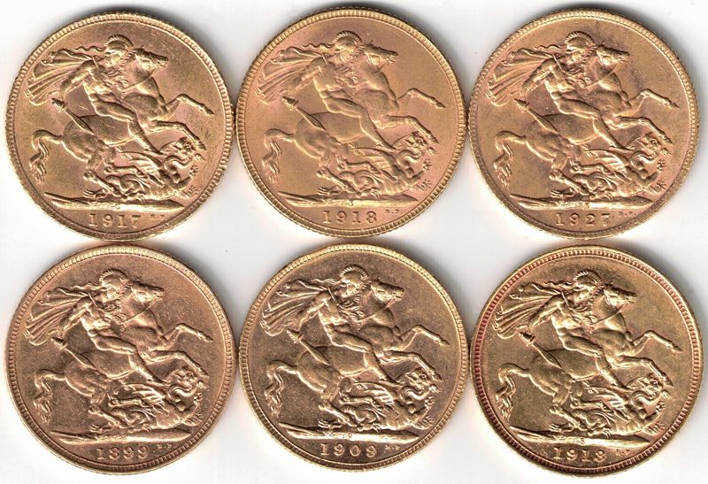 Gold sovereigns, Branch Mint
